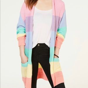 Rainbow Stripe Cardigan